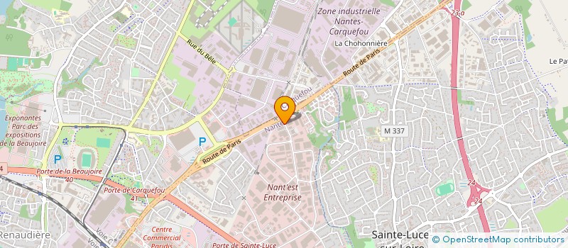 localisation de l'entreprise CCMMC à NANTES