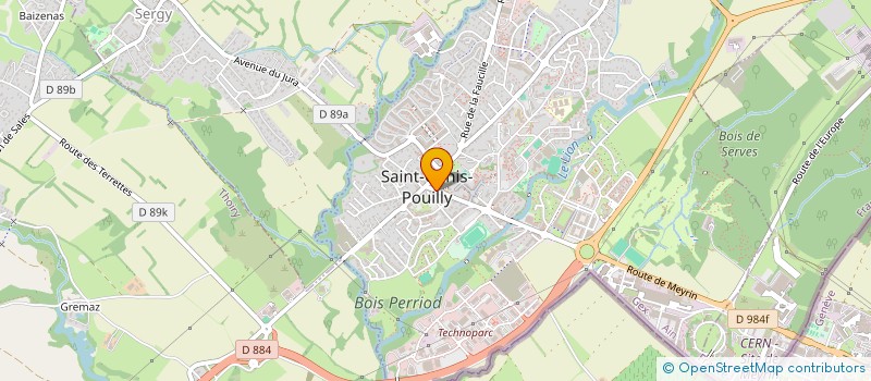localisation de l'entreprise CCMP à SAINT-GENIS-POUILLY