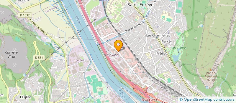 localisation de l'entreprise CCMS DISTRIBUTION à SAINT-EGREVE