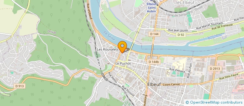 localisation de l'entreprise CCN  ELBEUF