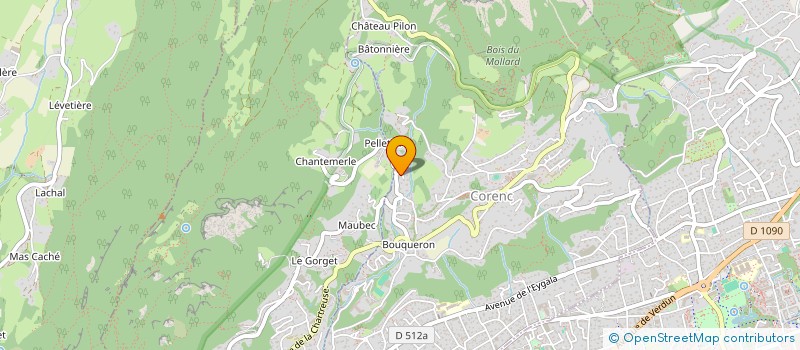 localisation de l'entreprise CCN-COMPAGNIE COULEURS NATURELLES  LE SAPPEY-EN-CHARTREUSE