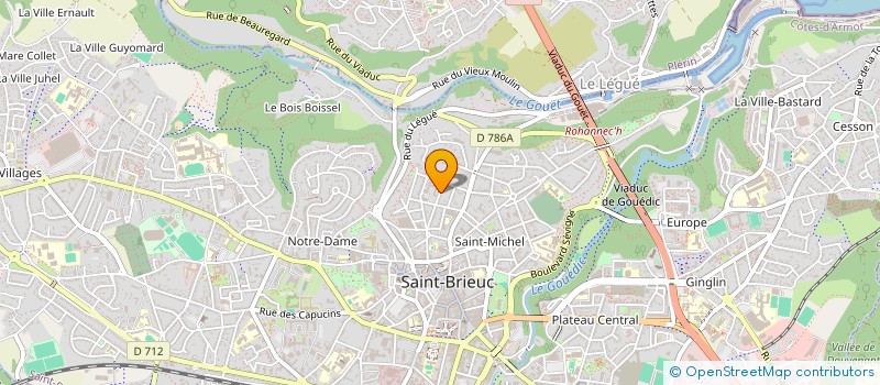 localisation de l'entreprise CCN LA COMMUNE à SAINT-BRIEUC