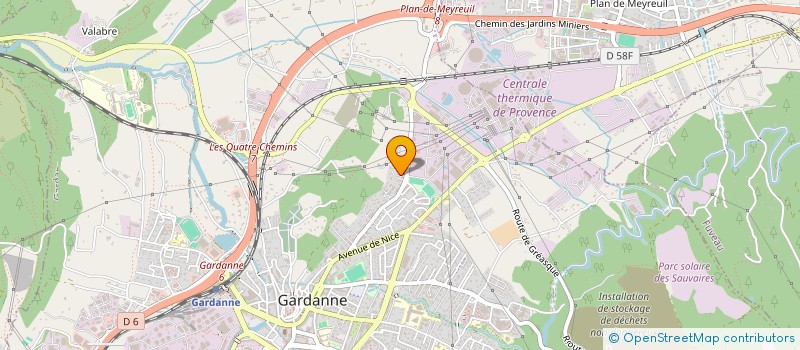localisation de l'entreprise CCNF INVEST à GARDANNE
