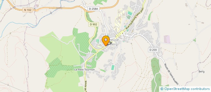 localisation de l'entreprise CCNNB à VILLENEUVE-DE-BERG