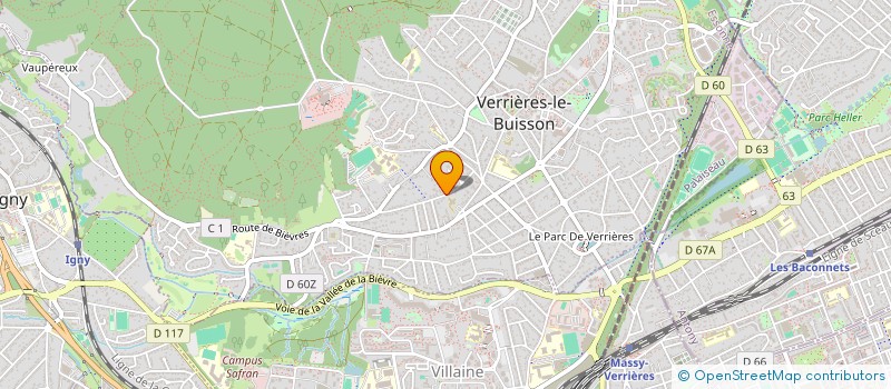 localisation de l'entreprise CCO à VERRIERES-LE-BUISSON