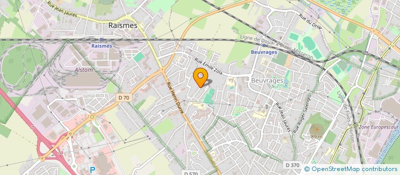 localisation de l'entreprise CCO VAL DES SABLONS  RAISMES