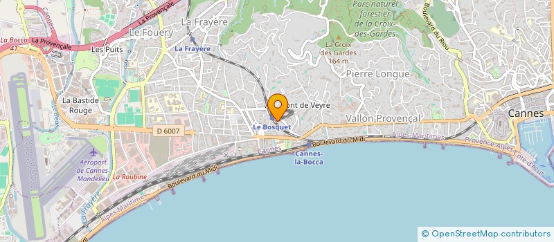 localisation de l'entreprise CCONSULTEAM à CANNES