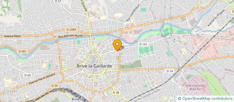 localisation de l'entreprise CCOPROPRIETE DUBOIS  BRIVE-LA-GAILLARDE