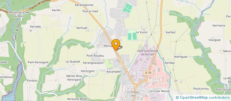 localisation de l'entreprise CCORENTIMMO  CONCARNEAU