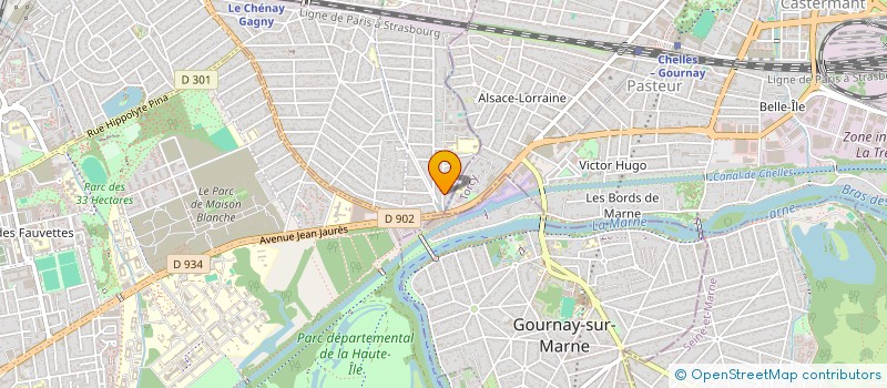 localisation de l'entreprise CCP à GAGNY