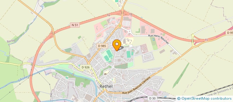 localisation de l'entreprise CCP à RETHEL