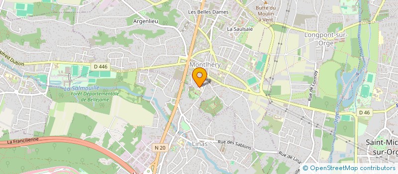 localisation de l'entreprise CCP CENT EDUCATION PERMA SOUCH à MONTLHERY