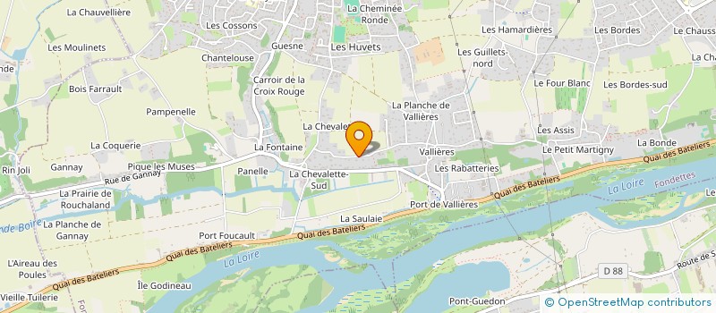 localisation de l'entreprise CCP DE SABLONS à FONDETTES