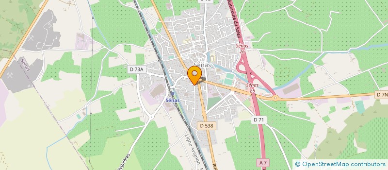 localisation de l'entreprise CCP DU PIGEONNIER à SENAS