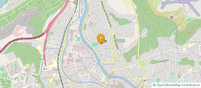 localisation de l'entreprise CCP FRERES  MALZEVILLE