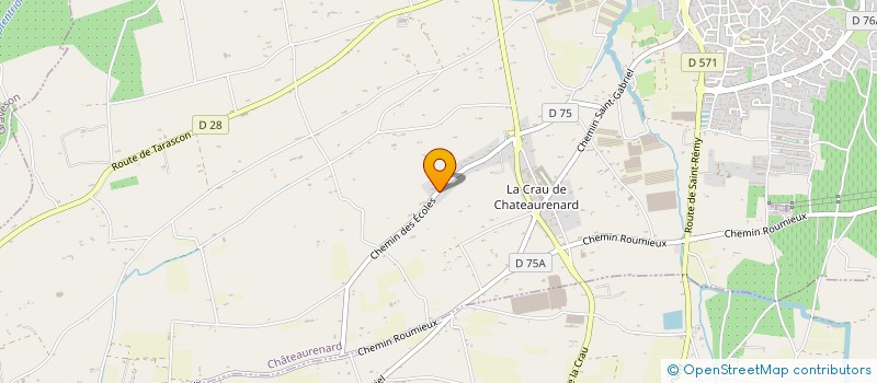 localisation de l'entreprise CCP LA CRAU à CHATEAURENARD