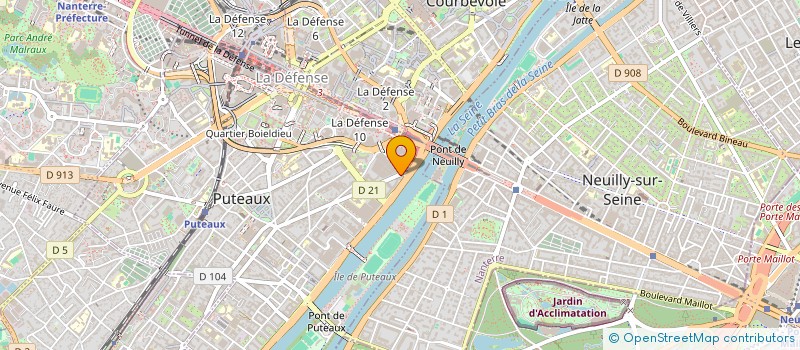 localisation de l'entreprise CCP MARKETING à PUTEAUX