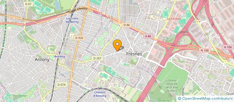 localisation de l'entreprise CCP THERMIQUE  FRESNES