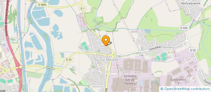 localisation de l'entreprise CCPARIS  AY-SUR-MOSELLE