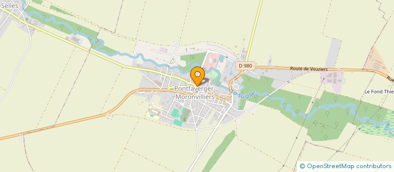 localisation de l'entreprise CCPG VISION  PONTFAVERGER-MORONVILLIERS