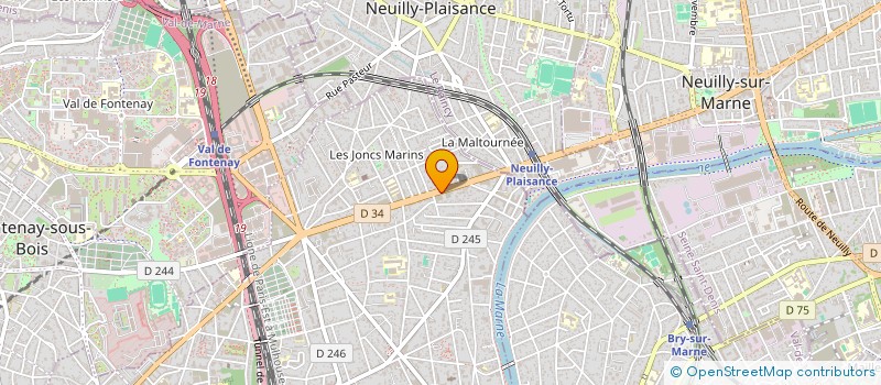 localisation de l'entreprise CCPMC à LE PERREUX-SUR-MARNE