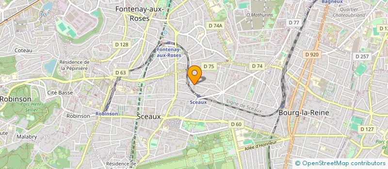 localisation de l'entreprise CCPR CD à SCEAUX