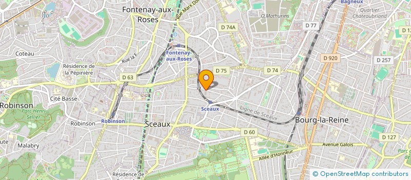 localisation de l'entreprise CCPR M C à SCEAUX