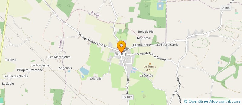 localisation de l'entreprise CCPS 49  SOULAIRE-ET-BOURG