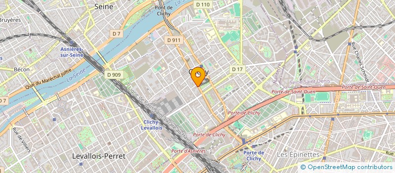localisation de l'entreprise CCPS INVEST à CLICHY