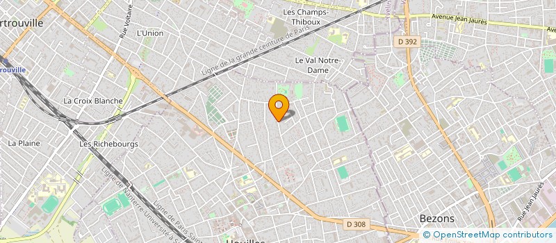localisation de l'entreprise CCR à HOUILLES