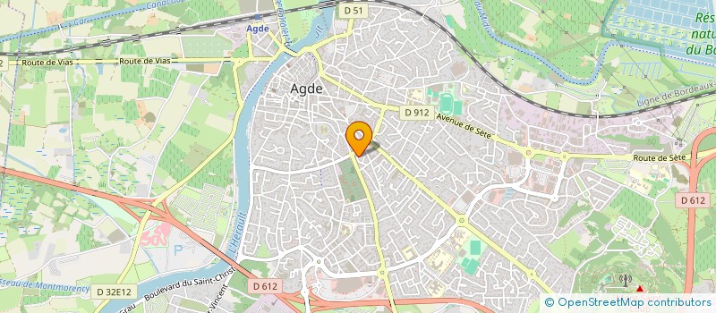 localisation de l'entreprise CCR à AGDE