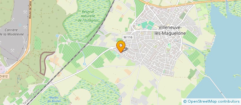 localisation de l'entreprise CCR  VILLENEUVE-LES-MAGUELONE