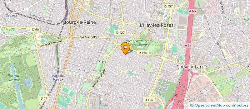 localisation de l'entreprise CCR IMMO  L'HAY-LES-ROSES