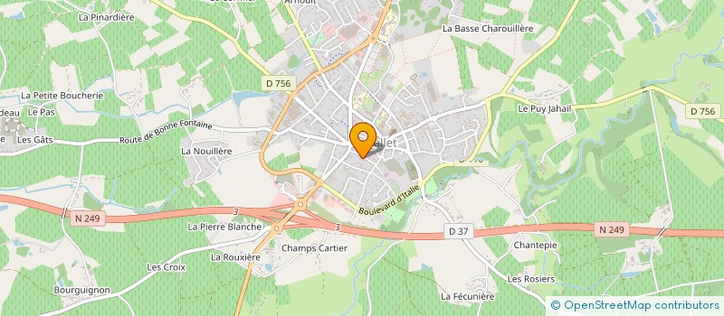 localisation de l'entreprise CCR IMMOBILIER à VALLET