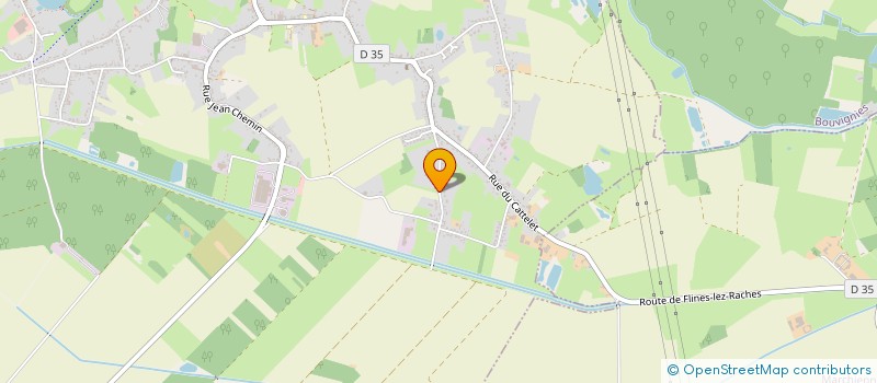 localisation de l'entreprise CCR INVEST  FLINES-LEZ-RACHES