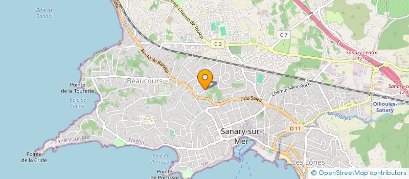 localisation de l'entreprise CCR13PAY à SANARY-SUR-MER