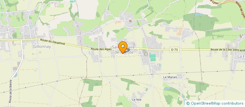 localisation de l'entreprise CCRB  SAINT-HILAIRE-DE-LA-COTE