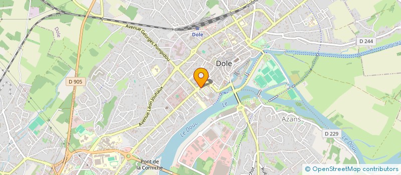 localisation de l'entreprise CCRE CENT COMTOIS RECH ETHNOLO  DOLE