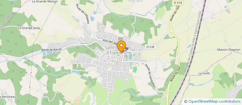 localisation de l'entreprise CCRE ENERGEIA  SAINT-GEORGES-D'ESPERANCHE