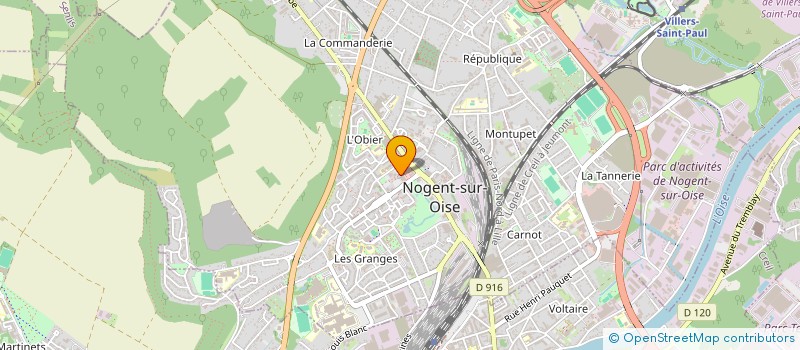 localisation de l'entreprise CCRF à NOGENT SUR OISE