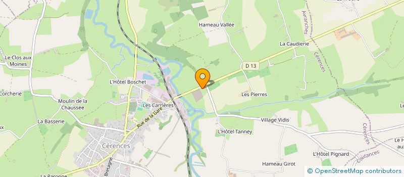 localisation de l'entreprise CCRL  CERENCES