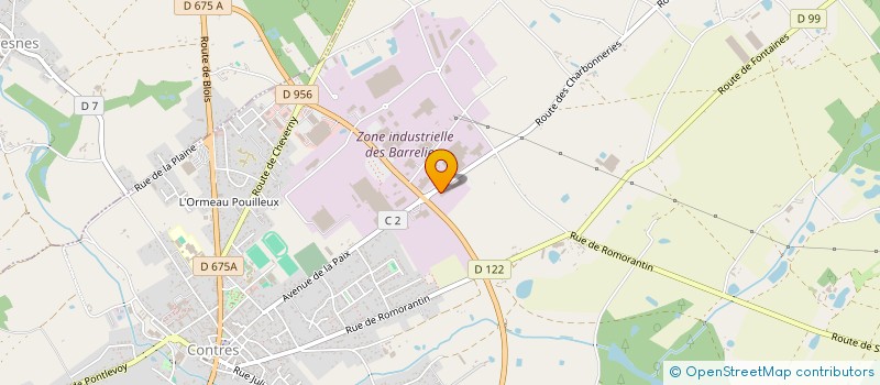 localisation de l'entreprise CCRP  LE CONTROIS-EN-SOLOGNE