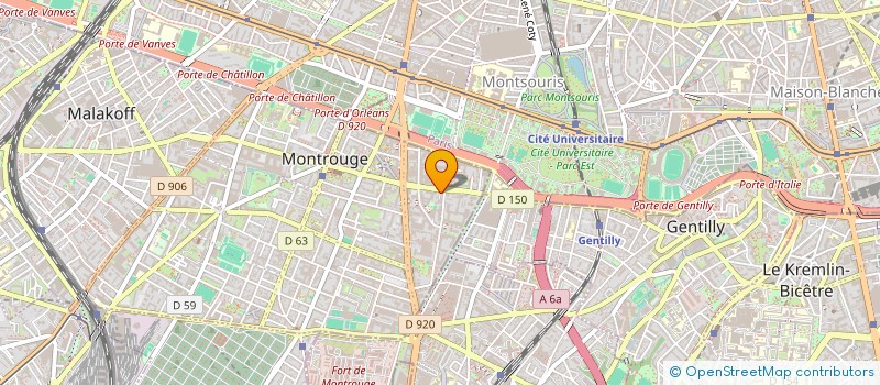 localisation de l'entreprise CCRP IMMO FRESNES  MONTROUGE