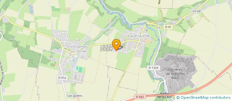 localisation de l'entreprise CCRS  LAIZE-CLINCHAMPS