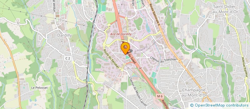 localisation de l'entreprise CCRS IMMO  DARDILLY