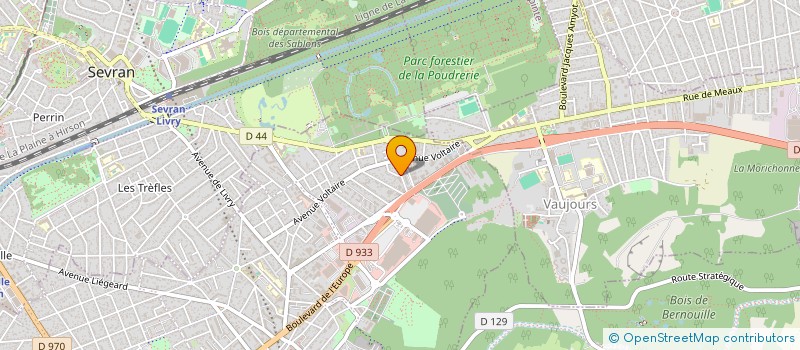 localisation de l'entreprise CCRT BAT à LIVRY-GARGAN