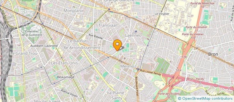 localisation de l'entreprise CCRV  LYON