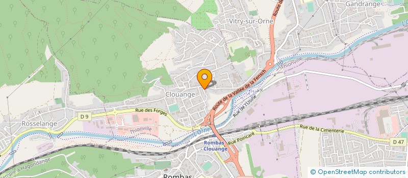 localisation de l'entreprise CCS  CLOUANGE