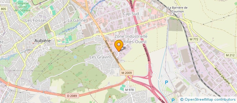 localisation de l'entreprise CCS  AUBIERE