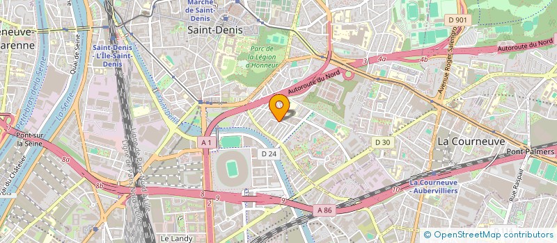 localisation de l'entreprise CCS à SAINT-DENIS